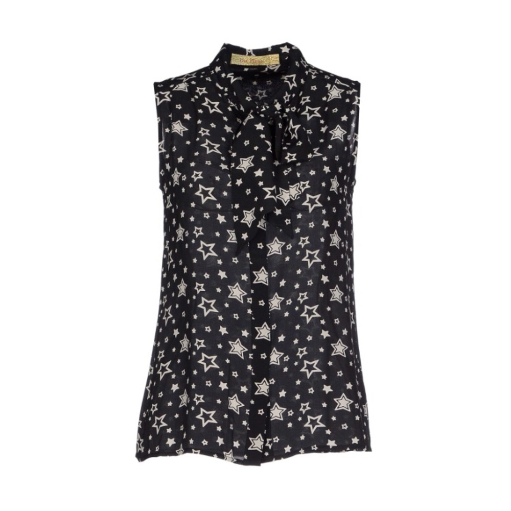 Ana Pires Silk Sleeveless Blouse  with Stars